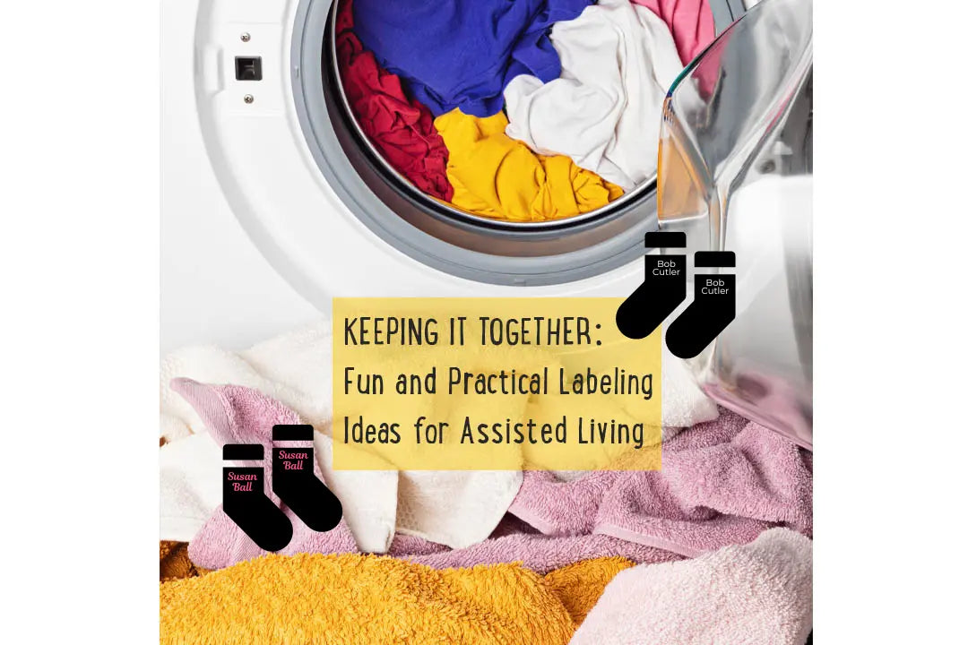 Custom socks with names for assisted living residents