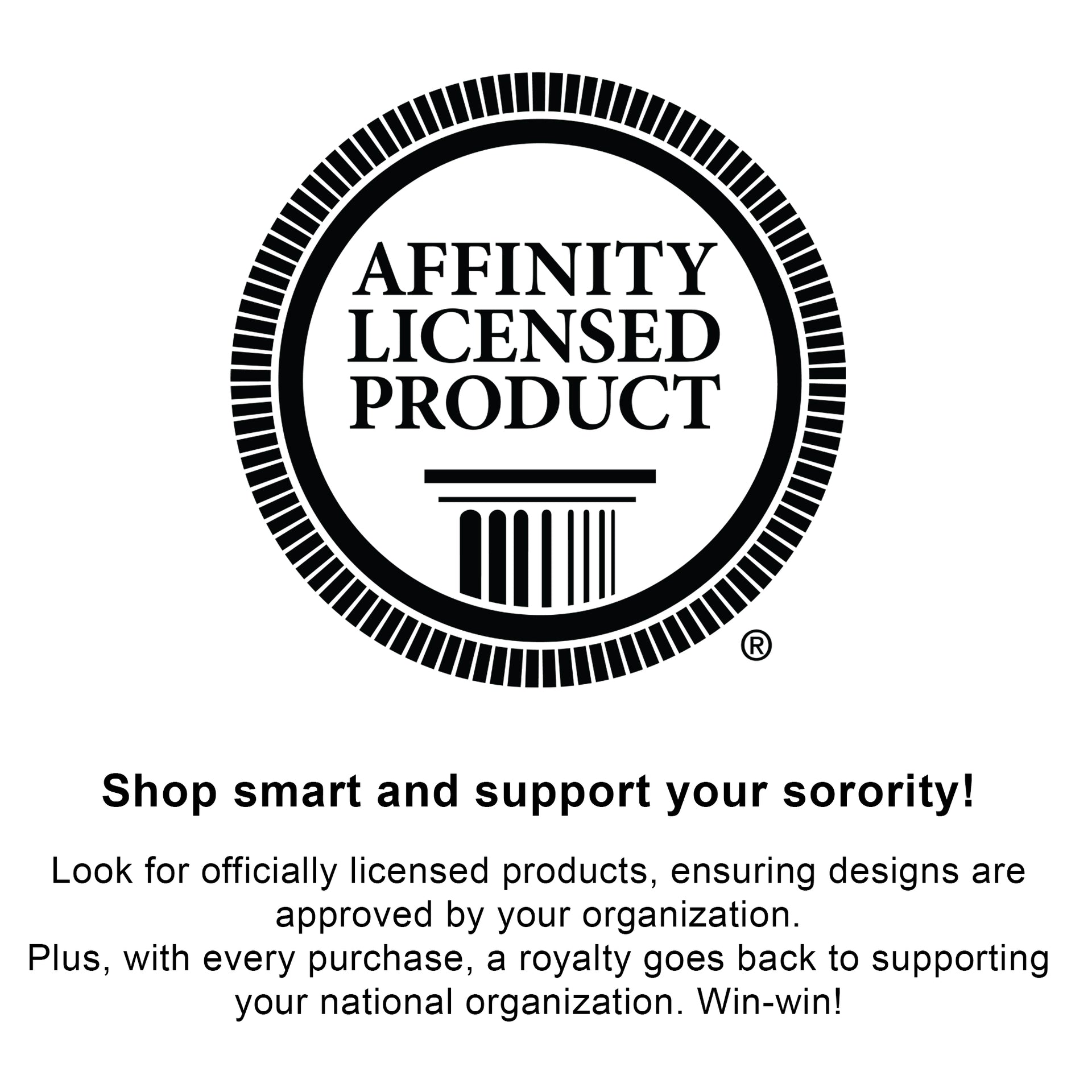 Sockprints is a licensed vendor for all 26 National Panhellenic Sororities