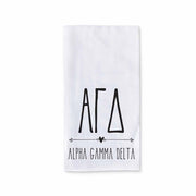 Sorority-kitchen-towel-with-boho-Greek-letter-design
