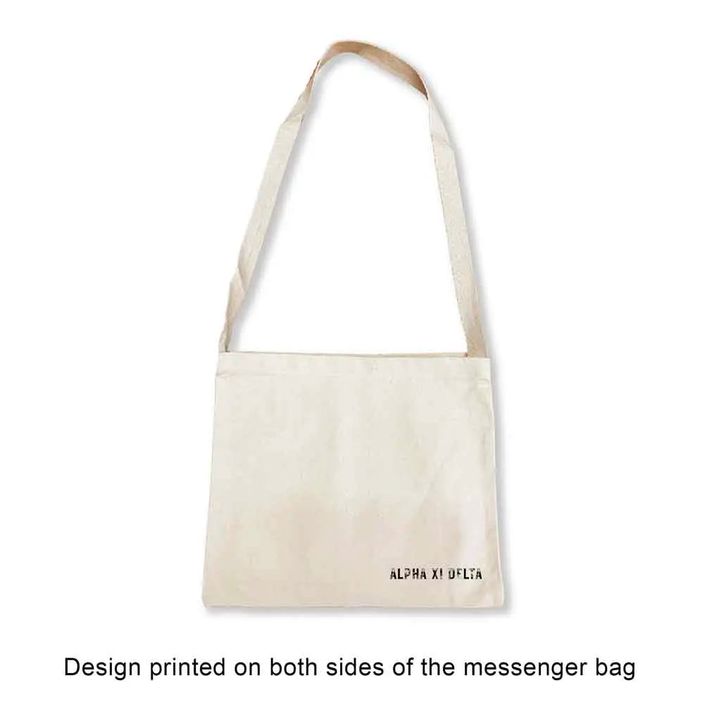 Crafted from durable canvas, each spacious bag features the Alpha Xi Delta name digitally printed on both sides in the lower corner. Perfect for all your essentials, this carry-all silhouette is a fantastic gift idea and a favorite for chapter orders and big-little gifts.