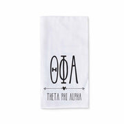 Sorority-kitchen-towel-with-boho-Greek-letter-design