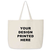 Create your own custom canvas tote bag. Printed with eco-friendly inks and heavy natural fiber canvas.
