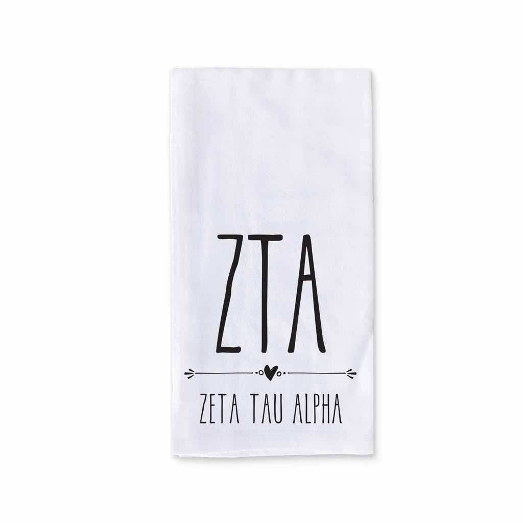 Sorority-kitchen-towel-with-boho-Greek-letter-design