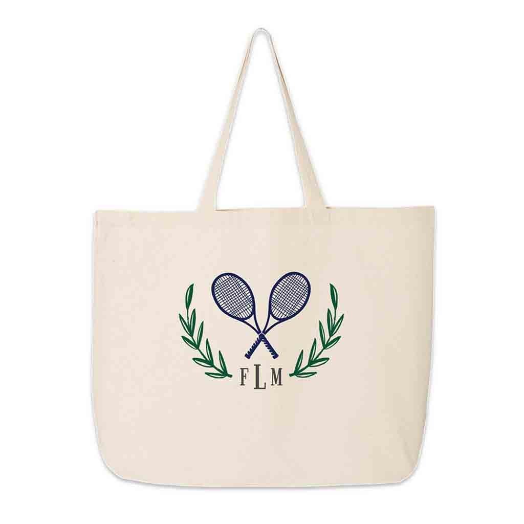 Personalized Tennis Tote Choose Color