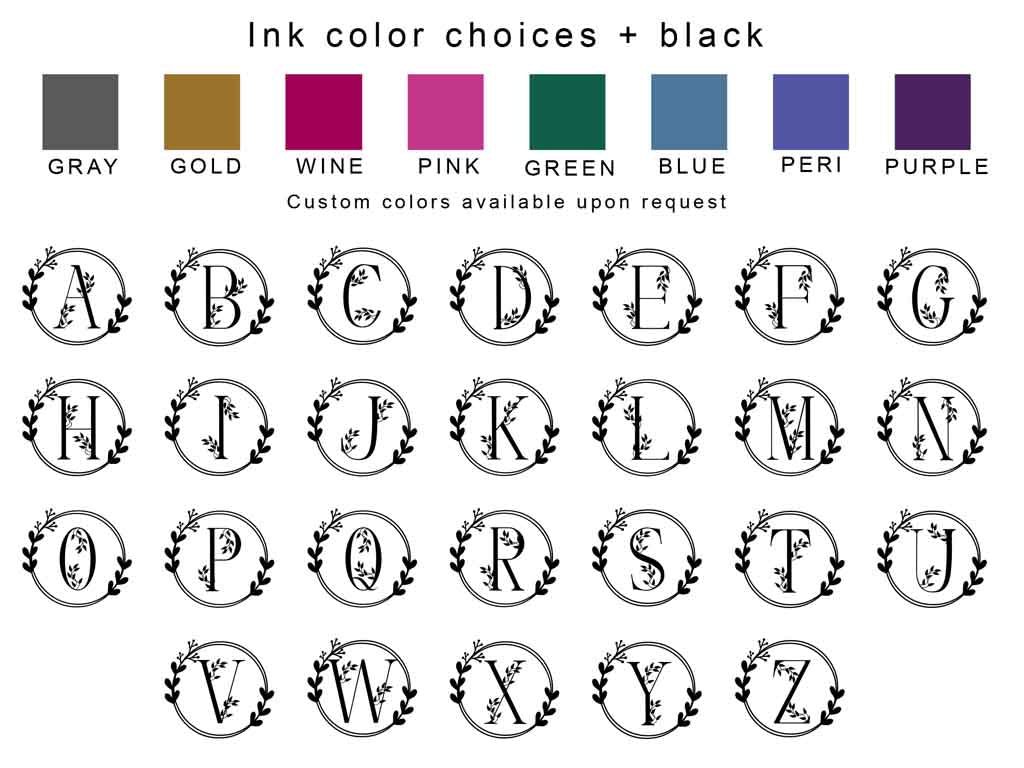 Large monogrammed bridesmaid tote bag personalized with a floral theme design.