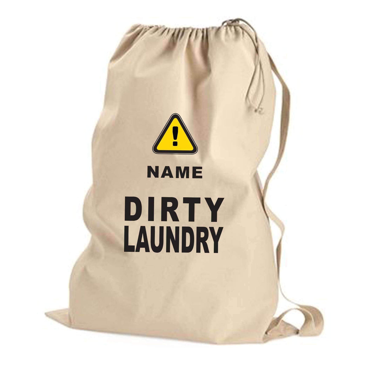 Dirty Laundry! Hazardous Laundry Bag with Name Added – Sockprints
