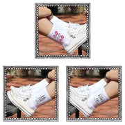 Alpha Phi sorority crew socks are perfect for a sorority bid day gift set