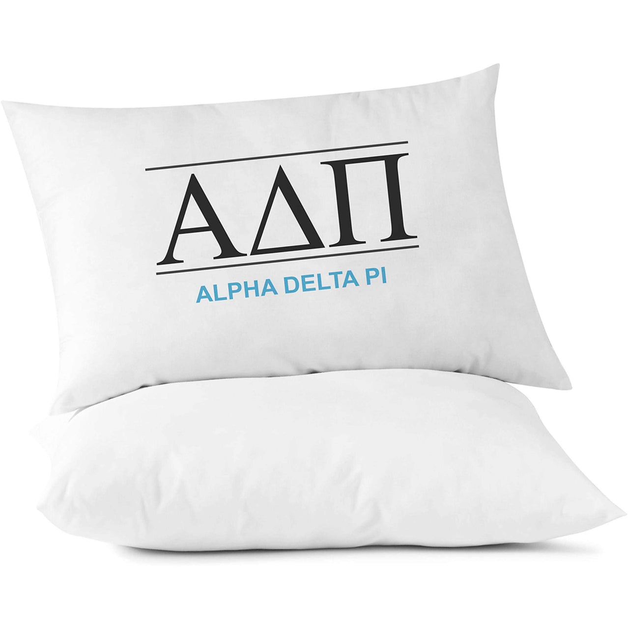 Classic Sorority Greek Letters and Name Pillowcases
