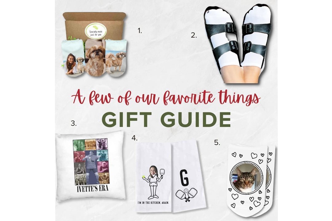 a few of our favorite things Sockprints holiday gift guide