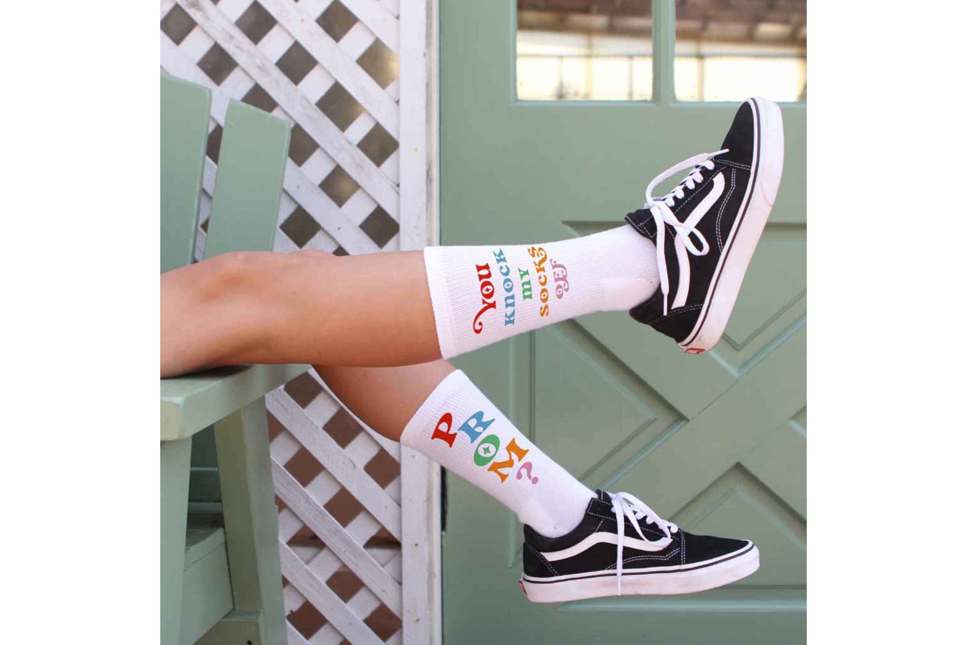 You knock my socks off promposal socks