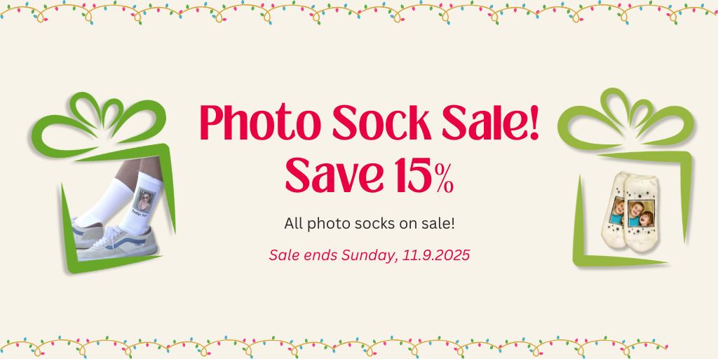 Photo Socks - Custom Printed with Faces of Pets or People