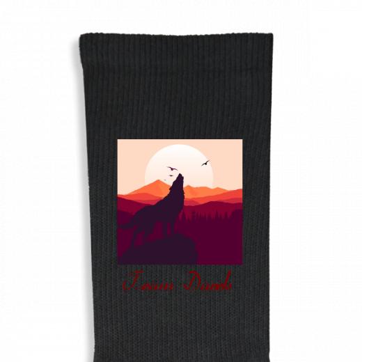 Design Your Own Custom Printed Crew Socks - Large