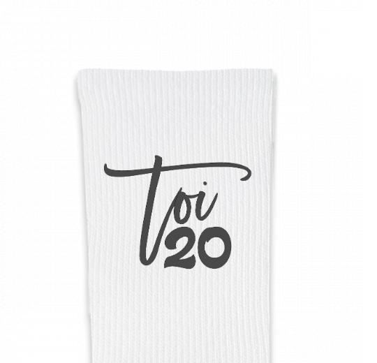 Design Your Own Custom Printed Crew Socks - Medium