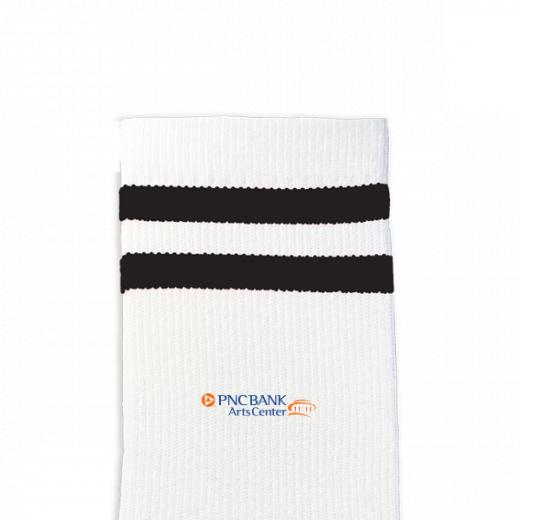 Custom Design Striped Crew Socks - Medium