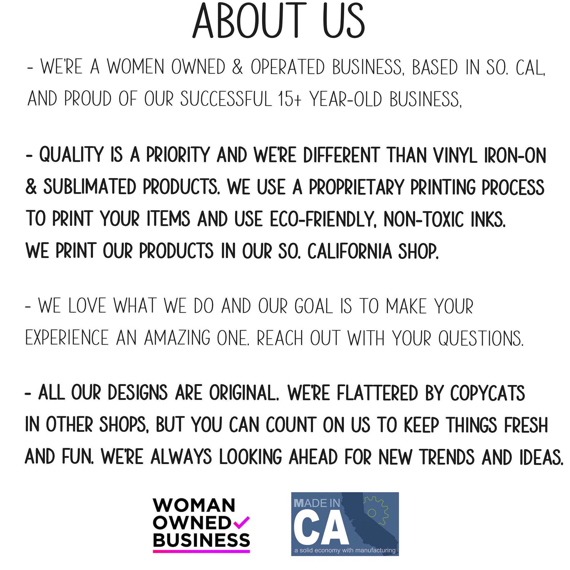About Us Infographic for sockprints sorority socks