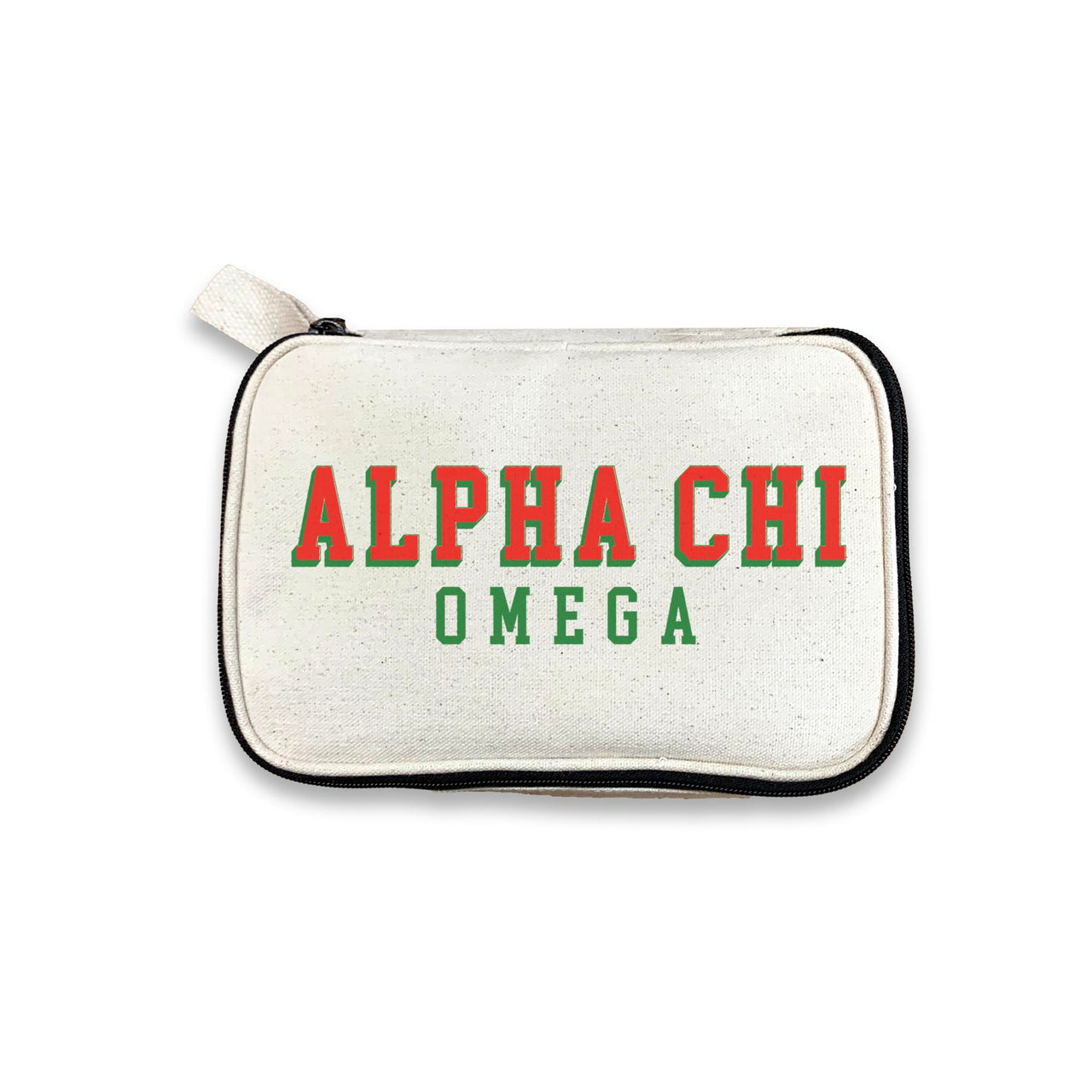 Alpha Chi Omega sorority travel toiletry bag - sorority cosmetic bag