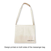 The ultimate Alpha Delta Pi messenger bag tote with a convenient crossbody strap!