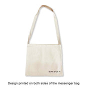 The ultimate Alpha Delta Pi messenger bag tote with a convenient crossbody strap!