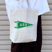 Alpha Epsilon Phi Medium Pennant Tote lifestyle image