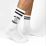 Do you have big DINK energy? These funny pickleball socks are perfect for you! 