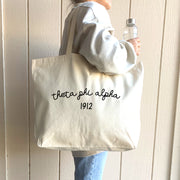 Theta Phi Alpha Canvas Tote with Founder's Date