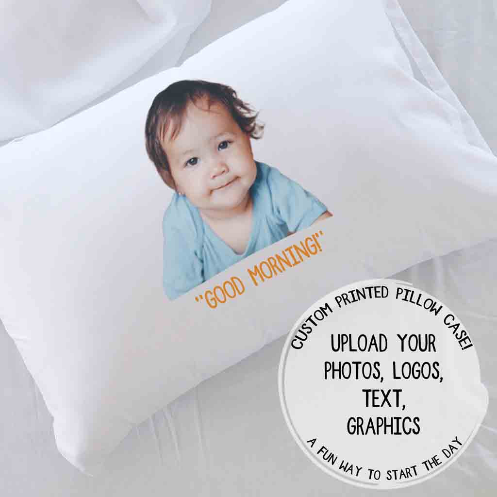 Design Your Own Custom Printed Cotton Pillowcase