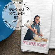 Design your own custom dish towel perfect for gift giving.