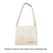 Print-to-order and hand processed in the USA using eco-friendly permanent apparel inks digitally printed directly on the tote