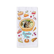 Sweetie Pies personalized photo kitchen towel for bakers and family gifting