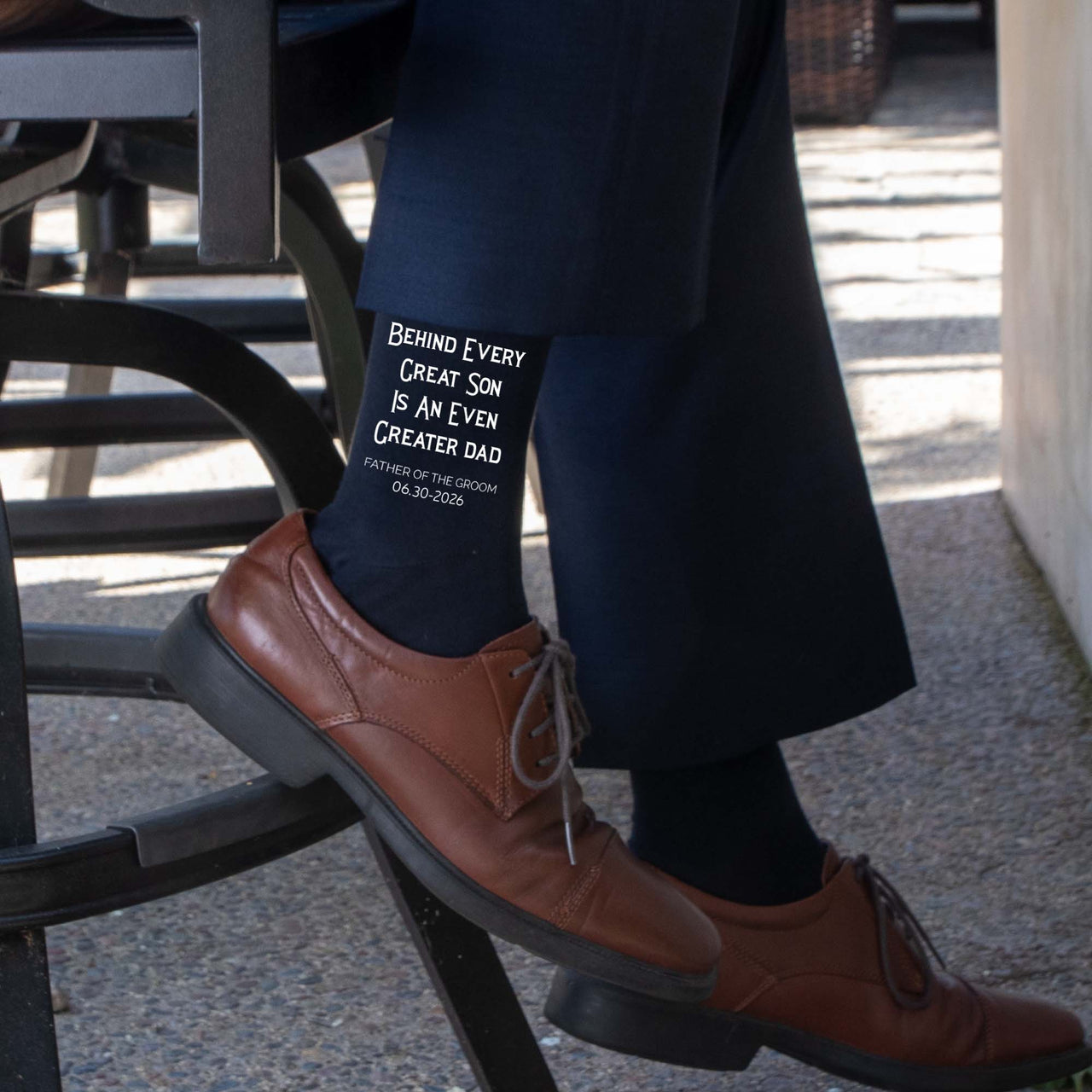 Father of the Groom Socks - Personalized for the Wedding