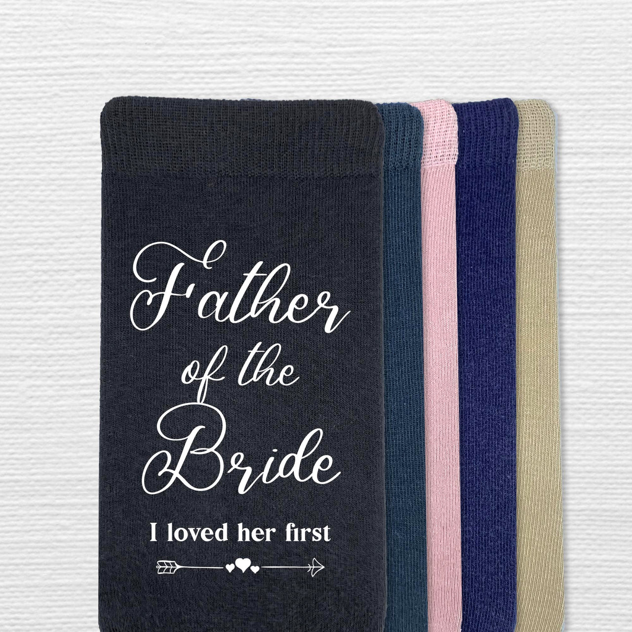 Fun Wedding socks for the Father of the Bride