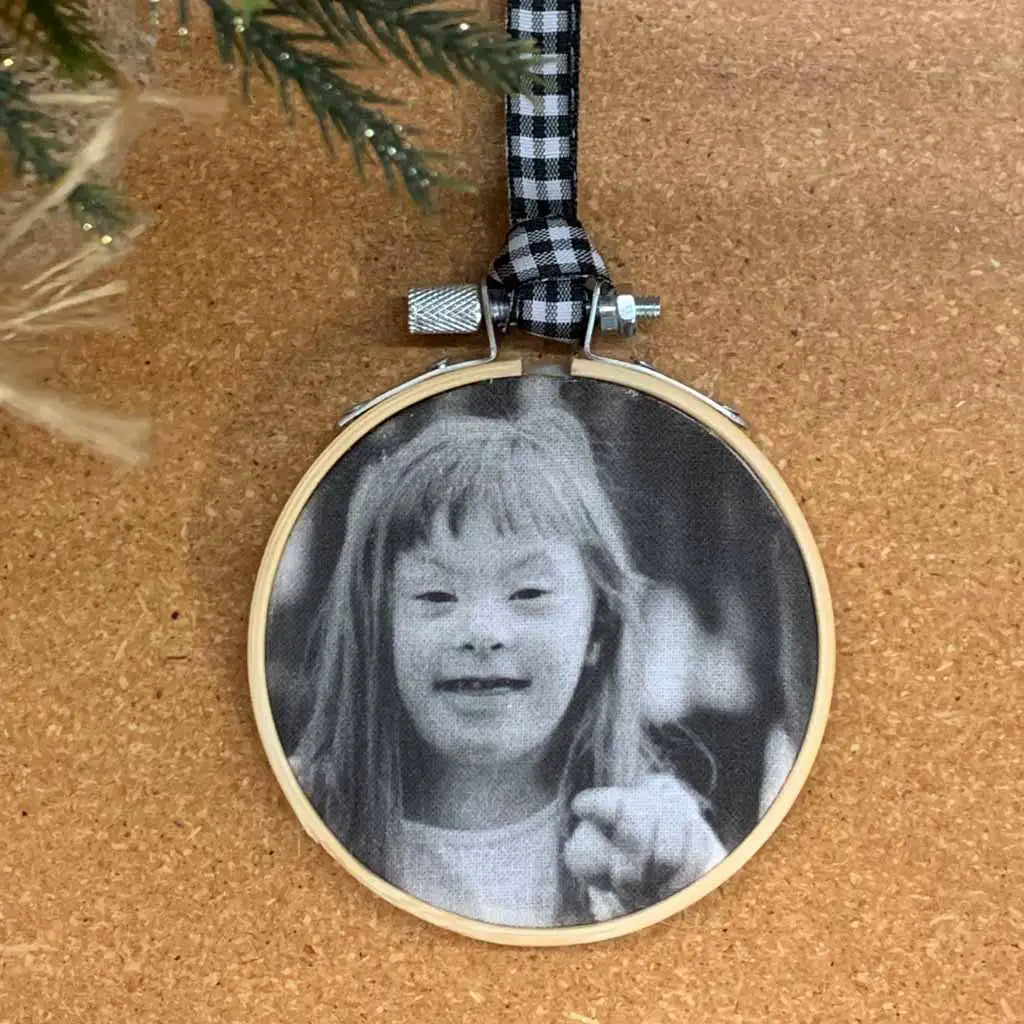 Fun personalized photo ornaments using your own photos makes this a unique gift for the holiday season.