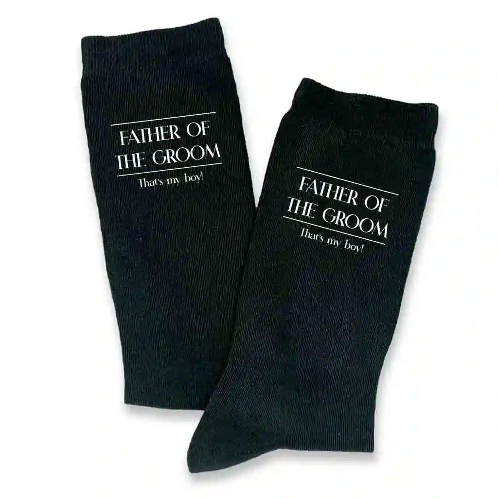 Father Rocks Socks Cookstown Funny Ready to Wear Wedding Party Socks | Sockprints