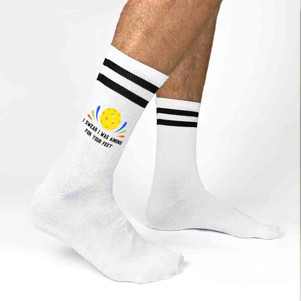 Grab these funny pickleball socks and head to the court! 