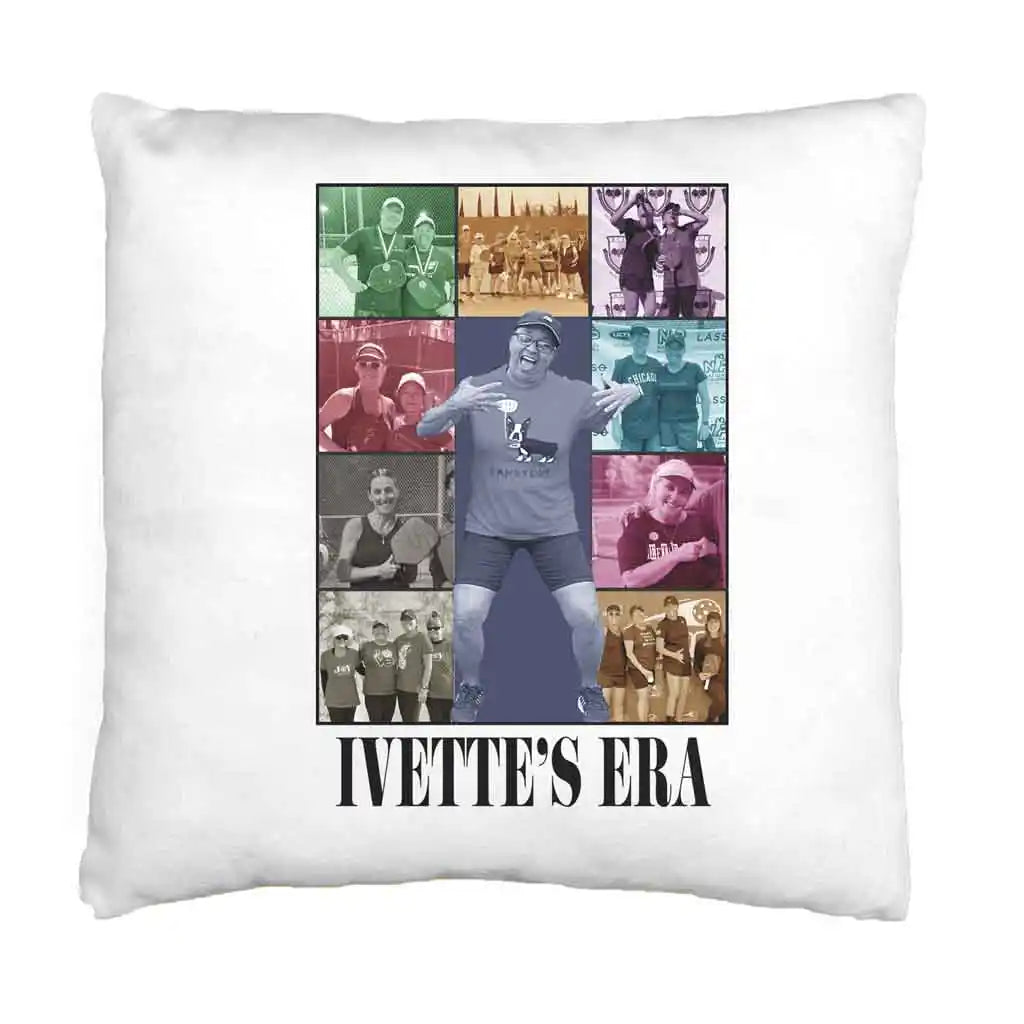 our story, your pillow: Personalized Eras Tour-inspired covers for Swiftie fans who are also into pickleball!