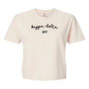 Ivory Comfort Colors Kappa Delta Boxy T-shirt