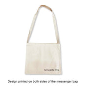 The design is permanently printed directly on the tote surface with eco-friendly water based apparel inks.