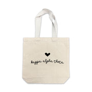 Kappa Alpha Theta mid-size tote bag shown with a white background
