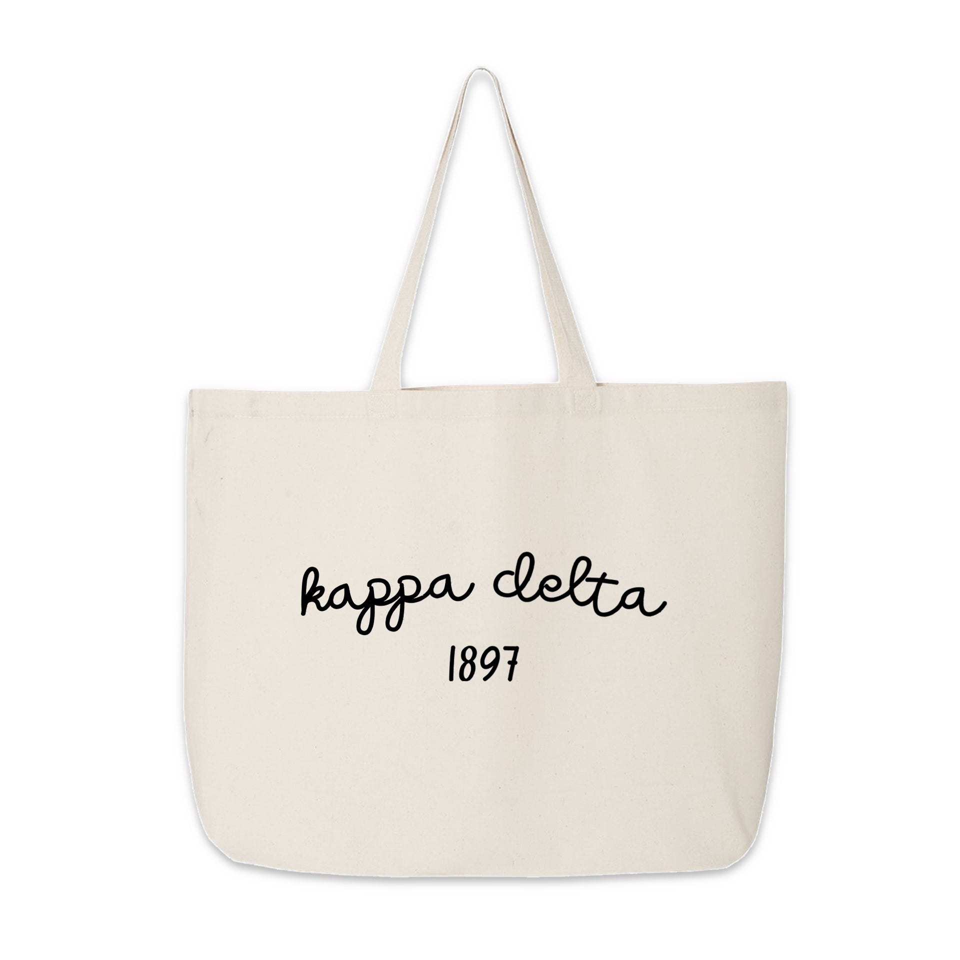 Kappa Delta Large Canvas Tote