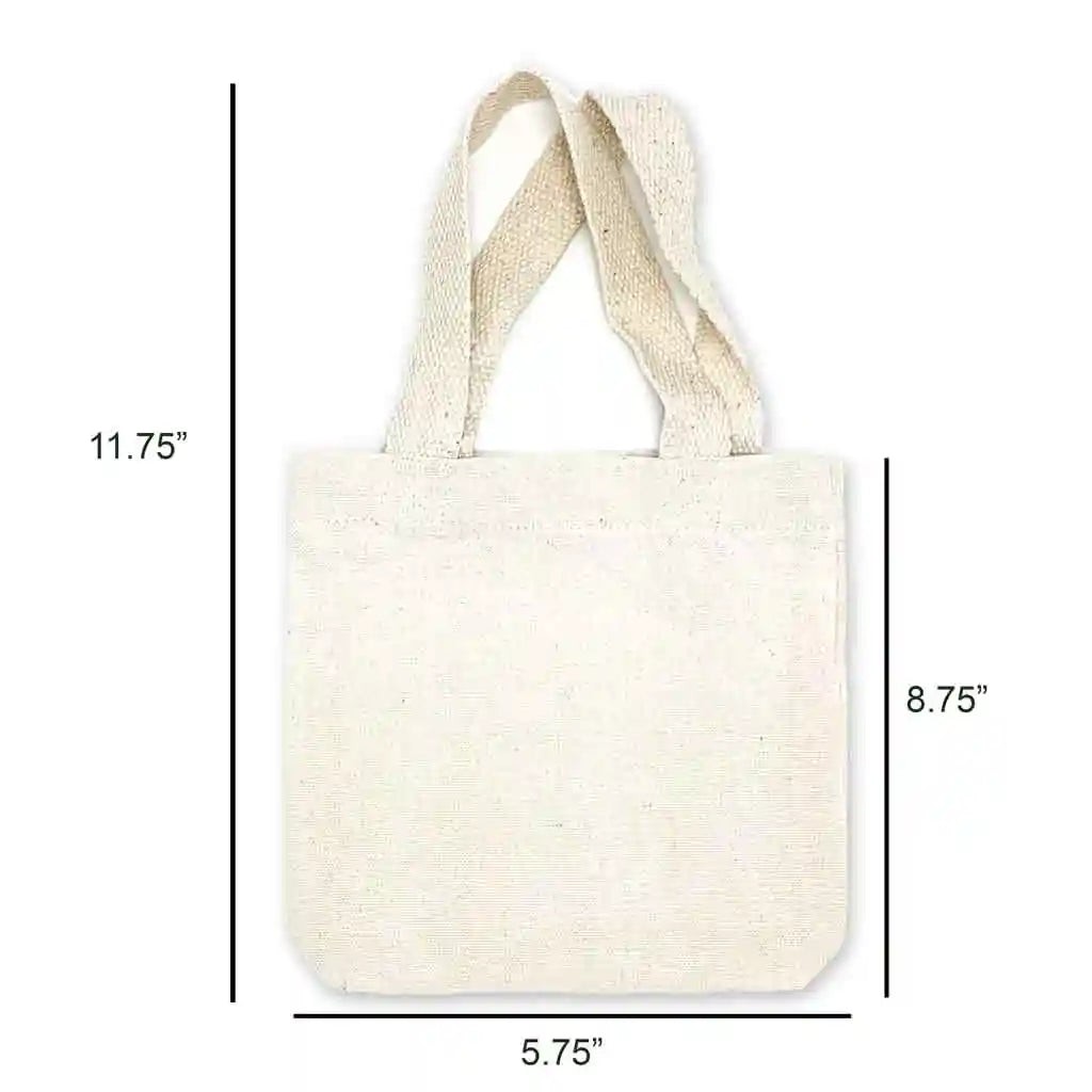 Gift bag sizing chart.