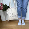 Oh honey, I am that mom fun canvas tote sold with a piar of matching socks 
