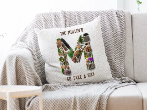 Fun and unique custom printed throw pillow covers are perfect for any home decor. Personalized and printed in the USA at our women owned and operated business location 
