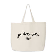 Pi Beta Phi Large Canvas Tote