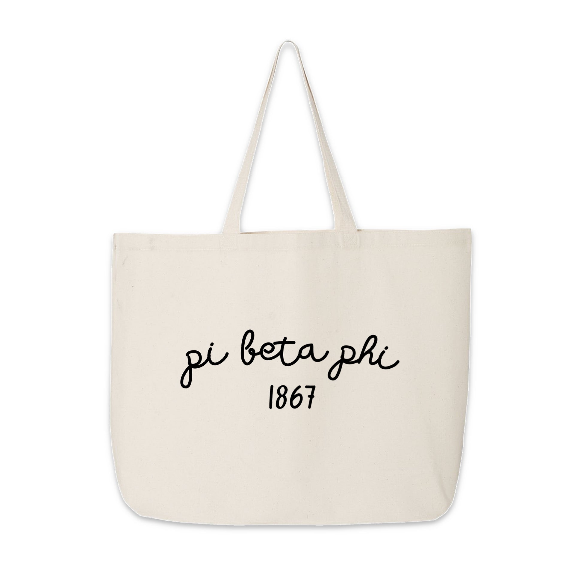 Pi Beta Phi Large Canvas Tote