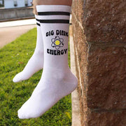 Grab your friends and go for a Dink in these funny pickleball crew socks! 