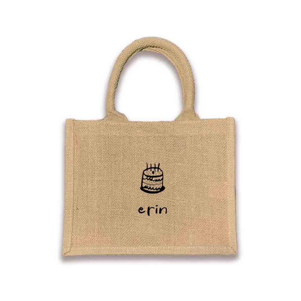 Unique boho burlap bags, perfect for bachelorette parties, birthdays, and various events. Custom printed using eco-friendly inks for a sustainable touch
