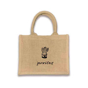 Unique boho burlap bags, perfect for bachelorette parties, birthdays, and various events. Custom printed using eco-friendly inks for a sustainable touch
