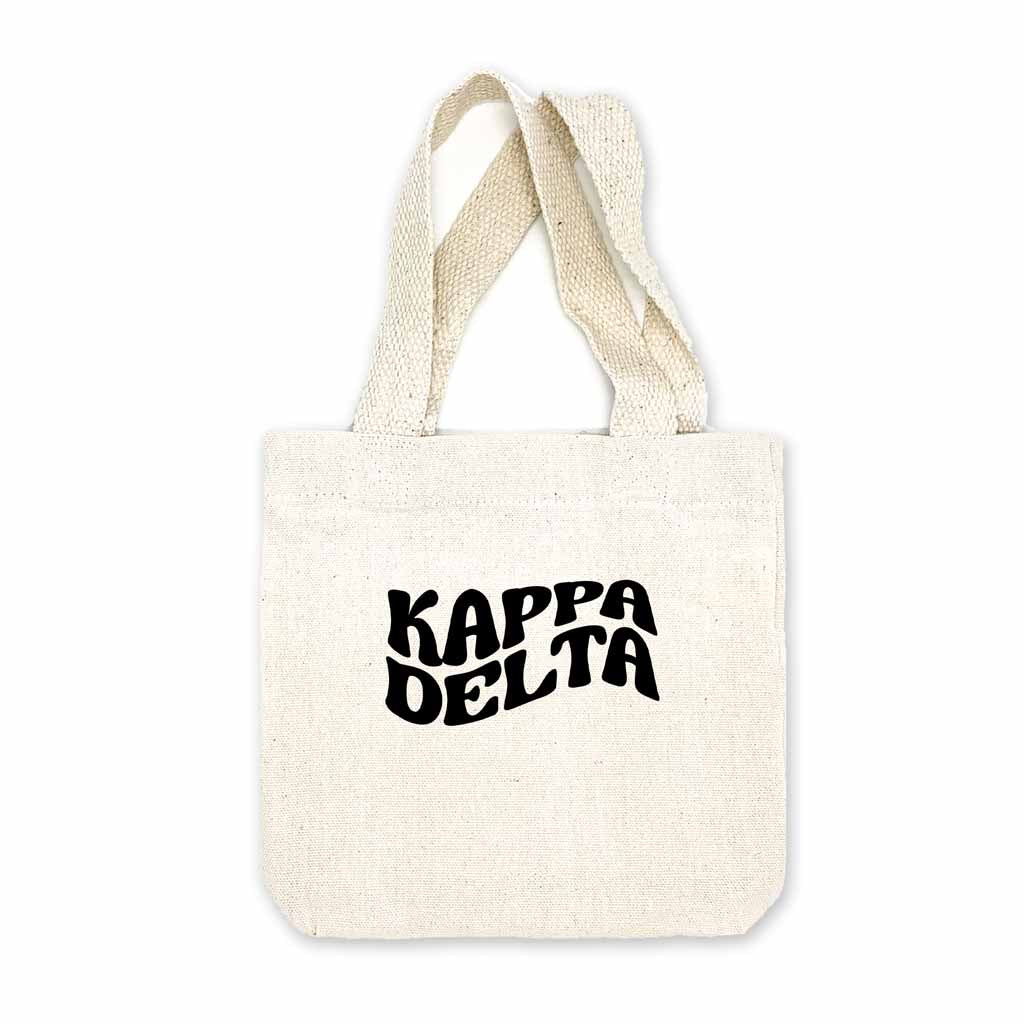 Kappa Delta Mod Sorority Name Mini Tote Gift Bag