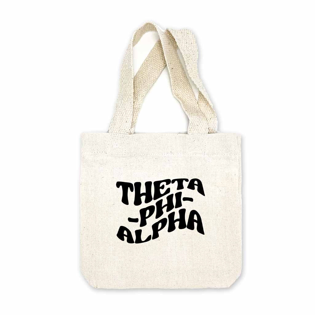 Theta Phi Alpha Mod Sorority Name Mini Tote Gift Bag
