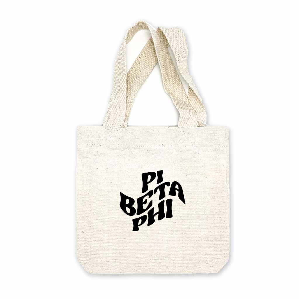 Pi Beta Phi Mod Sorority Name Mini Tote Gift Bag